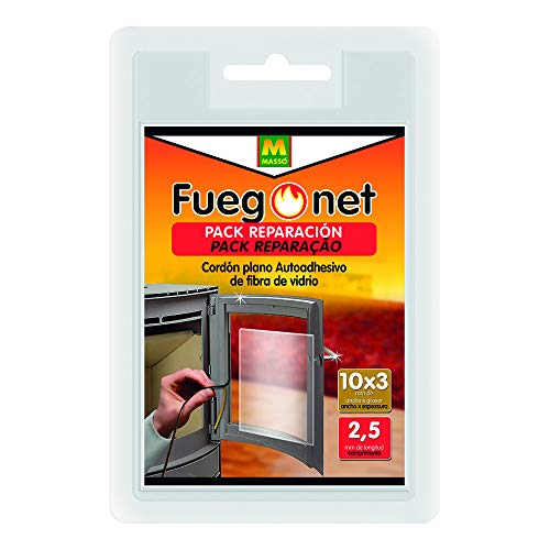 MASSO 85848 Reparación Fuego Net Cordón Plano Autoadhesivo de Fibra de Vidrio 2,5Mts, Varios Colores, 15 x 3 Mm MASSO 85848 Reparación Fuego Net Cordón Plano Autoadhesivo de Fibra de Vidrio 2,5Mts, Varios Colores, 15 x 3 Mm