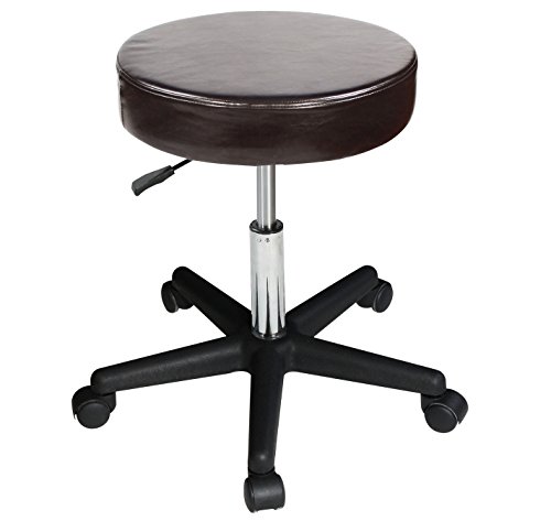 Master Massage Non-Costco - Taburete Giratorio con Ruedas, Color café Master Massage Non-Costco - Taburete Giratorio con Ruedas, Color café
