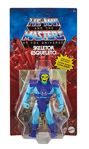 Masters of the Universe Mattel GNN88 - Origins Skeletor, Figura de Acción para Niños y Niñas +6 Años