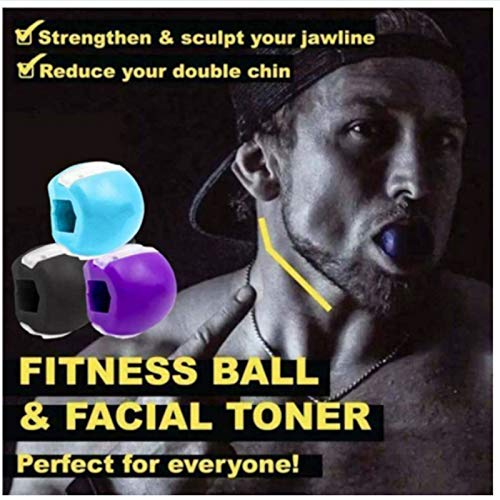 Masticador de Mandíbula, Pelota de Fitness Facial de la Mandíbula Tonificador Facial Ejercitador de Papada Ejercitador de Mandíbula y Equipo de Tonificación de Cuello Herramienta de Belleza Facial Masticador de Mandíbula, Pelota de Fitness Facial de la Mandíbula Tonificador Facial Ejercitador de Papada Ejercitador de Mandíbula y Equipo de Tonificación de Cuello Herramienta de Belleza Facial