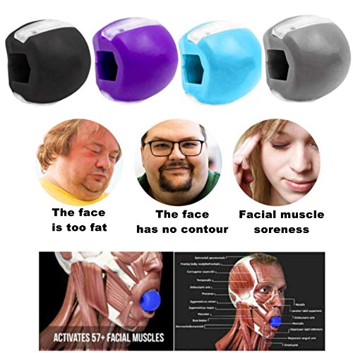 Masticador de Mandíbula, Pelota de Fitness Facial de la Mandíbula Tonificador Facial Ejercitador de Papada Ejercitador de Mandíbula y Equipo de Tonificación de Cuello Herramienta de Belleza Facial Masticador de Mandíbula, Pelota de Fitness Facial de la Mandíbula Tonificador Facial Ejercitador de Papada Ejercitador de Mandíbula y Equipo de Tonificación de Cuello Herramienta de Belleza Facial