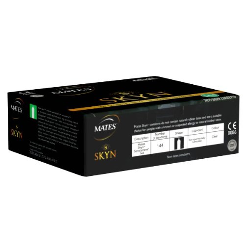 Mates Skyn Condones originales sin látex- Pack de 144