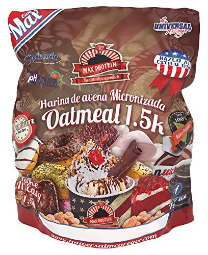 Max Protein Oatmeal Harina Avena, Termo-Activada - 1500 gr Max Protein Oatmeal Harina Avena, Termo-Activada - 1500 gr