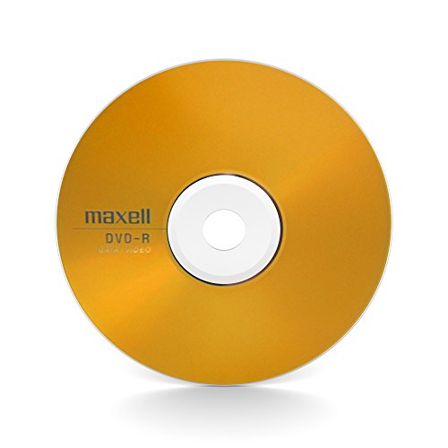 Maxell 275733 DVD-R 4.7 GB 16X 120 min Video (100 Discos – Envoltura retráctil)