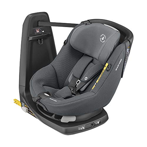 Maxi-Cosi Axissfix Silla de coche giratoria 360° isofix, silla auto reclinable y contramarcha para bebés 4 meses - 4 años, color authentic graphite Maxi-Cosi Axissfix Silla de coche giratoria 360° isofix, silla auto reclinable y contramarcha para bebés 4 meses - 4 años, color authentic graphite