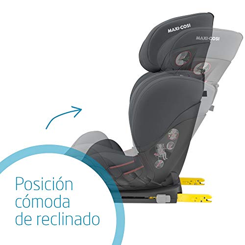 Maxi-Cosi RodiFix AirProtect Silla coche grupo 2/3 isofix, 15 - 36 kg, silla auto reclinable, crece con el niño 3.5 - 12 años, color authentic graphite