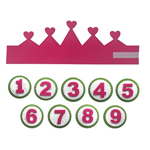 Maxi Nona Corona para cumpleaños o Fiestas Infantiles con números del 1 al 9 (Corazón) Maxi Nona Corona para cumpleaños o Fiestas Infantiles con números del 1 al 9 (Corazón)