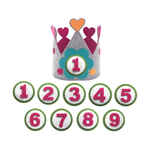 Maxi Nona Corona para cumpleaños o Fiestas Infantiles con números del 1 al 9 (Corazón) Maxi Nona Corona para cumpleaños o Fiestas Infantiles con números del 1 al 9 (Corazón)