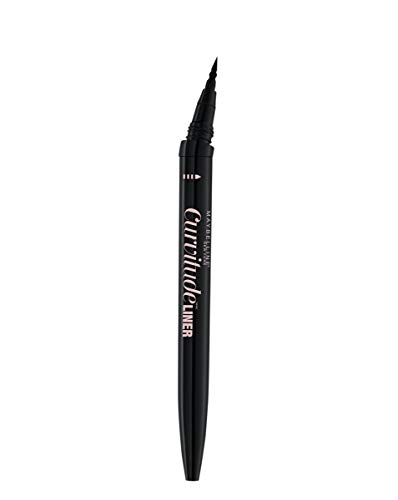 Maybelline New York - Eyeliner Curvitude Liner, Tono 01 Negro