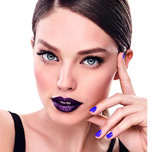 Maybelline New York - Superstay 7Days 887 All Day Plum Pintauñas Larga Duración Efecto Gel, Azul Violáceo