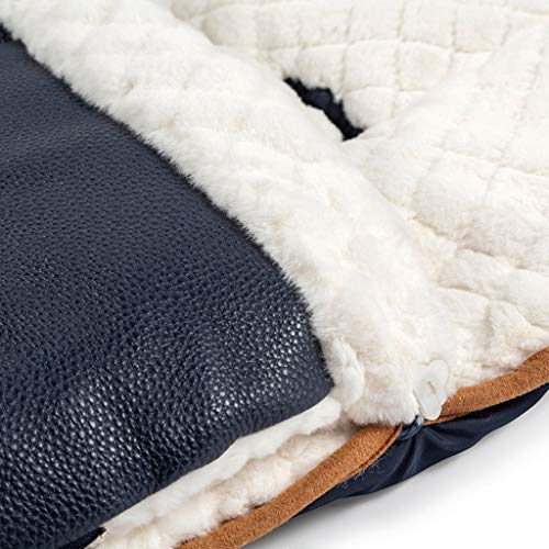 Mayoral Saco Funda de Silla Universal de Polipiel y Pelo Color Azul Marino Mayoral Saco Funda de Silla Universal de Polipiel y Pelo Color Azul Marino