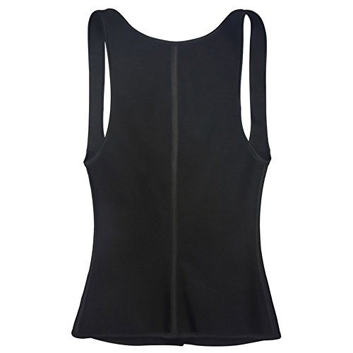 MBEN Chaleco de Entrenamiento de la Cintura de látex,Faja Moldeadora para el Cuerpo del adiestrador de la Cintura del corsé Deshuesado de Las Mujeres,corsé de Goma de Tres Capas,Black,5XL