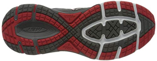 MBT Hombre Zapatos de Cordones GT 2 M, de Caballero Patín de Ruedas,Zapatillas de Deporte,Zapato Sanitario,Deep Grey/Orange,8.5 US, 7.5 UK