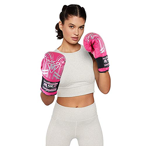 MCD SPORTS Saco de Boxeo y Guantes Sin Relleno, Guantes de Entrenamiento R5, Cadena, Cuerda de Saltar y Vendas de Mano para MMA, Kickboxing, Muay Thai Juego de Bolsas de Boxeo 4 Pies