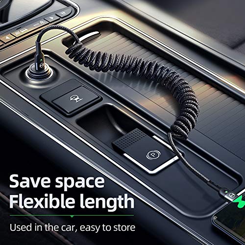 mcdodo Cable USB C a USB C en espiral retráctil USB C Sprial Cable PD 60W Tipo C a Tipo C cable elástico de carga datos compatible con Galaxy S10 S9 Huawei P30 P20 dispositivos USB C,estirable a 1.8M mcdodo Cable USB C a USB C en espiral retráctil USB C Sprial Cable PD 60W Tipo C a Tipo C cable elástico de carga datos compatible con Galaxy S10 S9 Huawei P30 P20 dispositivos USB C,estirable a 1.8M