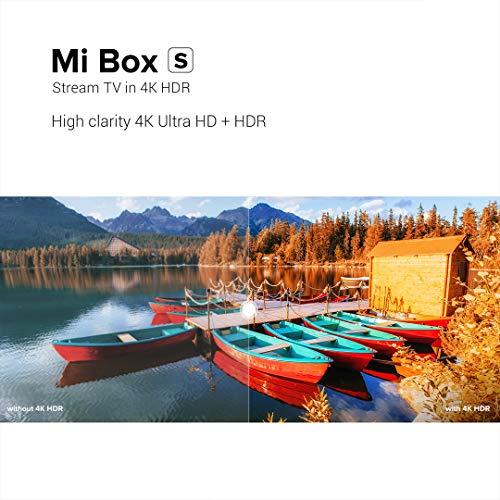 MCorz, Original Xiaomi TV Box S (EU Version) 4K Ultra HD con Dolby Audio, Control Remoto Asistente de Google, Control Remoto por Voz, Hdmi 4K HDR, Reproductor Multimedia de Transmisión