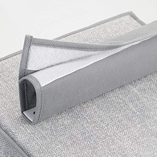 mDesign Organizador de tela con 7 estantes y 3 cajones – Armario de tela para ropa de bebé y otros accesorios – Estantería colgante para artículos de bebés y juguetes – gris mDesign Organizador de tela con 7 estantes y 3 cajones – Armario de tela para ropa de bebé y otros accesorios – Estantería colgante para artículos de bebés y juguetes – gris
