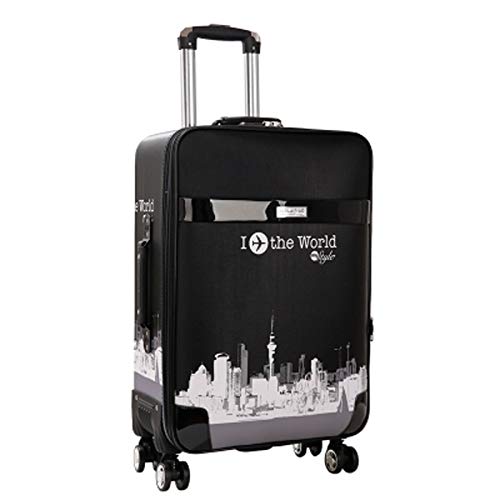 Mdsfe Retro Password Box Trolley Maleta de Gran Capacidad con Ruedas Bolsas de Viaje Equipaje con Ruedas - 2,20" Mdsfe Retro Password Box Trolley Maleta de Gran Capacidad con Ruedas Bolsas de Viaje Equipaje con Ruedas - 2,20"