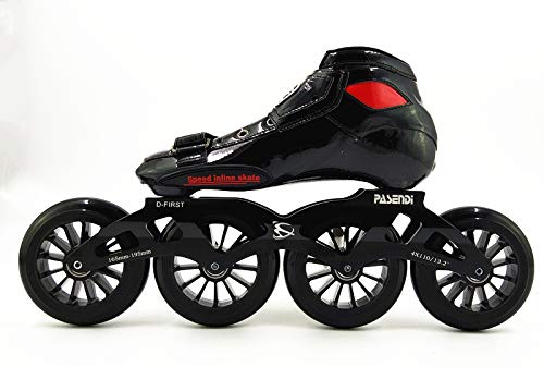 ME-Rollerns Patines de Ruedas en línea Patines Profesionales de 4 Ruedas para Hombres/Mujeres Patines Hechos a Mano 110mm wheels2 4