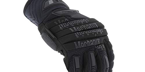 Mechanix Wear Guantes M-Pact 2 Covert (Mediana, Negro Entero) tácticos de máxima Resistencia, Medium