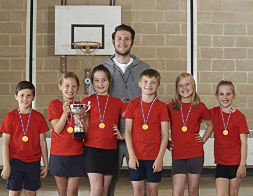 Medallas Niños,Medallas Deportivas 48 Piezas Plástico Medallas Doradas para Niños para Día del deporte para niños Fiesta Juego Juguetes Premios Premios