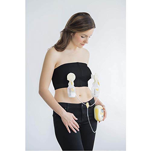 Medela Easy Expression Bustier Sujetador premamá, Negro, L para Mujer Medela Easy Expression Bustier Sujetador premamá, Negro, L para Mujer