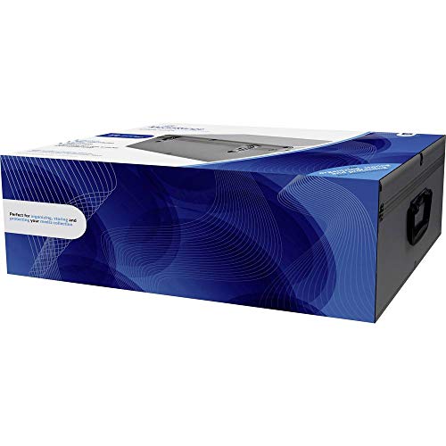 MediaRange BOX77 Funda para Discos ópticos Maleta rígida 500 Discos Plata - Fundas para Discos ópticos (Maleta rígida, 500 Discos, Plata, Vellón, De plástico, Madera, 120 mm, Aluminio)