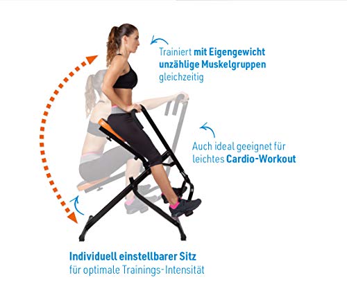 Mediashop TOTAL Crunch - Dispositivo de entrenamiento para bíceps, latisimo, abdomen, hombros, espalda y deltamuscos, entrenamiento de cardio, ligero Mediashop TOTAL Crunch - Dispositivo de entrenamiento para bíceps, latisimo, abdomen, hombros, espalda y deltamuscos, entrenamiento de cardio, ligero