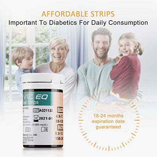 Medidor de glucosa en sangre tiras de prueba reemplazo por Exactive EQ Impulse diabetes strips codefree tiras reactivas de glucosa en sangre x 50 para ES diabéticos Medidor de glucosa en sangre tiras de prueba reemplazo por Exactive EQ Impulse diabetes strips codefree tiras reactivas de glucosa en sangre x 50 para ES diabéticos