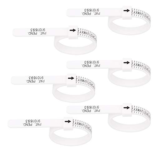 Medidor de tamaño de anillo, medidor de tamaño de anillo preciso, juego de medidor de anillo, ligero y portátil(Ring ring measurement (Hong Kong circle))