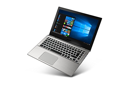 MEDION AKOYA S3409 - MD 61004 - Ordenador portátil de 13.3" FHD (Intel Core i7-7500U, RAM de 8 GB, SSD de 256 GB, Intel HD Graphics, Windows 10), plata