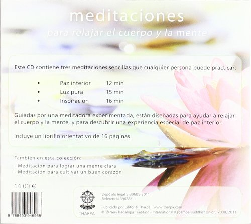 Meditación para la relajación : tres meditaciones guiadas para relajar el cuerpo y la mente (Vive La Meditación)