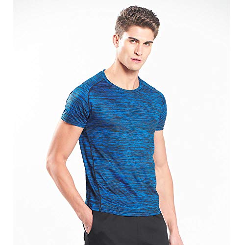 MedusaABCZeus Camiseta De Compresion ，Camiseta Deportiva de Secado rápido y Masculina (Azul_5XL，Camiseta Sin Mangas Deportiva Sujetador para