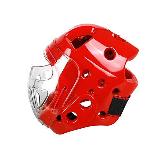 Meetgre Casco de Taekwondo para Adultos, Protector de Cabeza de Movimiento de Karate, Casco Universal de Artes Marciales, Protector de Cabeza para protección de Entrenamiento de Kickboxing