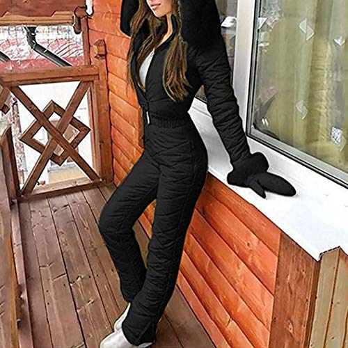 meetgre Traje De Esquí para Mujer, Ropa para Exteriores, Trajes De Esquí para Nieve, Pantalones Deportivos Al Aire Libre Traje De Esquí, Mono Impermeable, Mono De Esquí Cálido De Moda Creativa