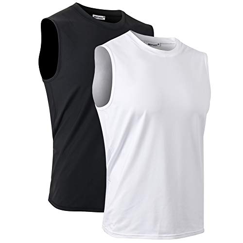 MeetHoo Camisetas de Tirantes Hombre Chaleco Deportivo Entrenamiento Camiseta sin Mangas Deportivas Fitness Verano para Deporte Gimnasio Correr Fútbol y Ciclismo MeetHoo Camisetas de Tirantes Hombre Chaleco Deportivo Entrenamiento Camiseta sin Mangas Deportivas Fitness Verano para Deporte Gimnasio Correr Fútbol y Ciclismo