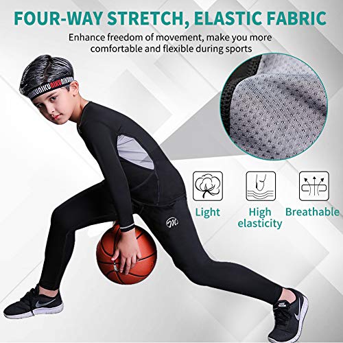 MeetHoo Conjunto Ropa Interior Termica para Niños Camisetas Termicas Deportivas Manga Larga Decathlon Pantalon Termico Futbol Niño de Esquí Forro de Lana para Correr MeetHoo Conjunto Ropa Interior Termica para Niños Camisetas Termicas Deportivas Manga Larga Decathlon Pantalon Termico Futbol Niño de Esquí Forro de Lana para Correr