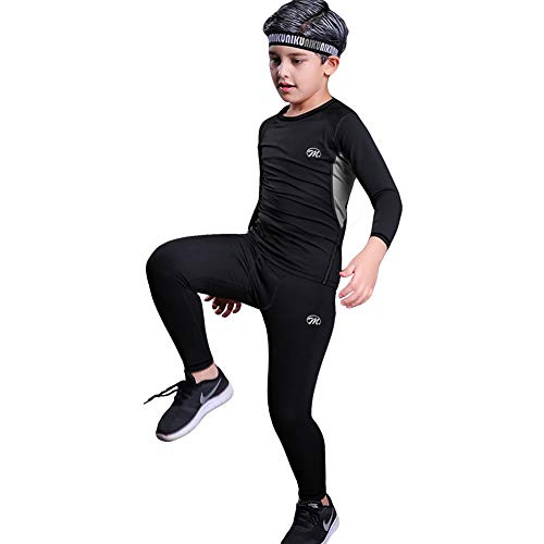 MeetHoo Conjunto Ropa Interior Termica para Niños Camisetas Termicas Deportivas Manga Larga Decathlon Pantalon Termico Futbol Niño de Esquí Forro de Lana para Correr MeetHoo Conjunto Ropa Interior Termica para Niños Camisetas Termicas Deportivas Manga Larga Decathlon Pantalon Termico Futbol Niño de Esquí Forro de Lana para Correr