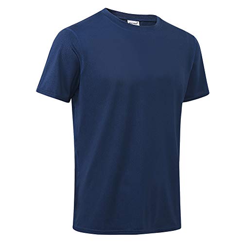 MeetHoo Men’s Sports T-Shirt,Running Top Short Sleeve Shirt Light Breathable tee For Fitness Gym Workout