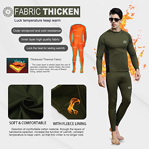 MEETWEE Ropa Interior térmica Hombre, Conjuntos térmicos, Camiseta Térmica Hombres Manga Larga Pantalones Largos para Esquí, Montaña, Ciclismo, Fitness MEETWEE Ropa Interior térmica Hombre, Conjuntos térmicos, Camiseta Térmica Hombres Manga Larga Pantalones Largos para Esquí, Montaña, Ciclismo, Fitness