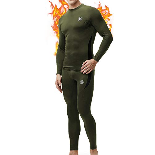 MEETWEE Ropa Interior térmica Hombre, Conjuntos térmicos, Camiseta Térmica Hombres Manga Larga Pantalones Largos para Esquí, Montaña, Ciclismo, Fitness MEETWEE Ropa Interior térmica Hombre, Conjuntos térmicos, Camiseta Térmica Hombres Manga Larga Pantalones Largos para Esquí, Montaña, Ciclismo, Fitness