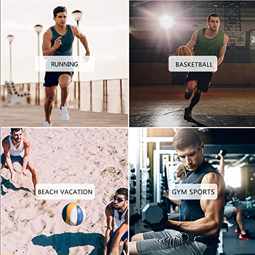 MEETYOO Camisetas Ttirantes Hombre, Camisetas sin Mangas Running Tank Top Gym para Fitness Deportes (Gris, M) MEETYOO Camisetas Ttirantes Hombre, Camisetas sin Mangas Running Tank Top Gym para Fitness Deportes (Gris, M)