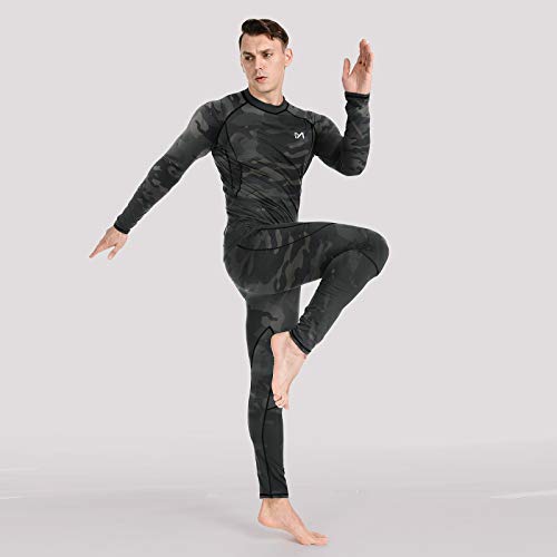 MEETYOO Conjuntos térmicos Hombre, Deportes Ropa Interior térmica Aire Libre Base Layer Thermo Function Ropa Deportiva de Invierno para Running Ciclismo Esquí MEETYOO Conjuntos térmicos Hombre, Deportes Ropa Interior térmica Aire Libre Base Layer Thermo Function Ropa Deportiva de Invierno para Running Ciclismo Esquí