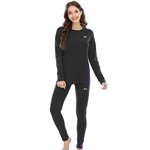 MEETYOO Conjuntos térmicos Mujer, Ropa Interior termica Invierno Base Layer Thermo Pantalones para Running Ciclismo Esquí MEETYOO Conjuntos térmicos Mujer, Ropa Interior termica Invierno Base Layer Thermo Pantalones para Running Ciclismo Esquí