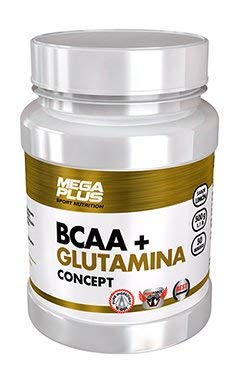MEGA PLUS BCAA + GLUTAMINA CONCEPT - Complemento alimenticio a base de Aminoácidos y glutamina - 500G, Limón MEGA PLUS BCAA + GLUTAMINA CONCEPT - Complemento alimenticio a base de Aminoácidos y glutamina - 500G, Limón