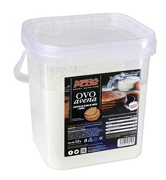 MEGA PLUS OVOAVENA - Tortitas de clara de huevo y avena - Complemento alimenticio a base de huevo y avena- 1.5Kg, Neutro MEGA PLUS OVOAVENA - Tortitas de clara de huevo y avena - Complemento alimenticio a base de huevo y avena- 1.5Kg, Neutro