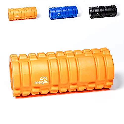 MEGLIO Rodillo de Masaje Ideal para Masajes y Liberación Miofascial Entrenamientos de Fitness, Yoga, Pilates y Recuperación - Incluye Instrucciones para el Usuario MEGLIO Rodillo de Masaje Ideal para Masajes y Liberación Miofascial Entrenamientos de Fitness, Yoga, Pilates y Recuperación - Incluye Instrucciones para el Usuario