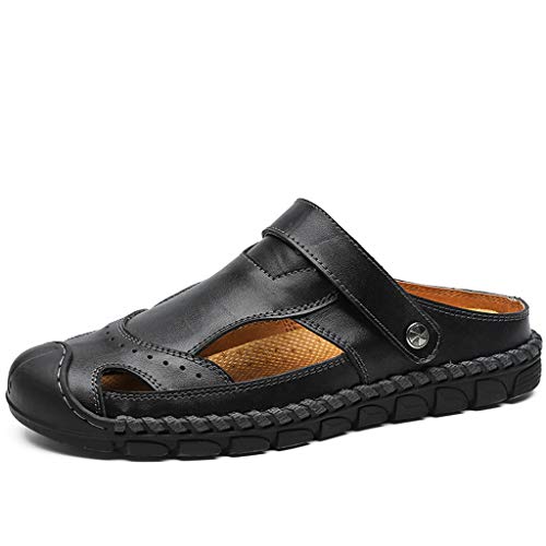 MEIbax Verano Sandalias de Deslizamiento de los Hombres Zapatos de Agua al Aire Libre Zapatillas de Dedo del pie Sandalias de Gran tamaño para Hombre Chanclas caseras de Hombre Zapatos de Playa