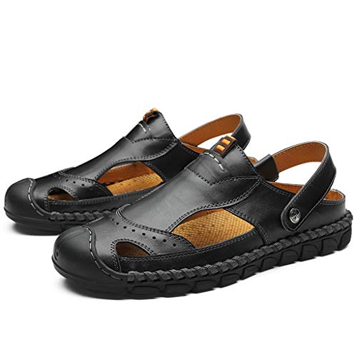 MEIbax Verano Sandalias de Deslizamiento de los Hombres Zapatos de Agua al Aire Libre Zapatillas de Dedo del pie Sandalias de Gran tamaño para Hombre Chanclas caseras de Hombre Zapatos de Playa