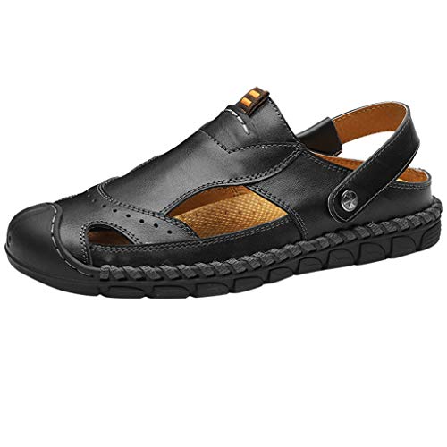 MEIbax Verano Sandalias de Deslizamiento de los Hombres Zapatos de Agua al Aire Libre Zapatillas de Dedo del pie Sandalias de Gran tamaño para Hombre Chanclas caseras de Hombre Zapatos de Playa